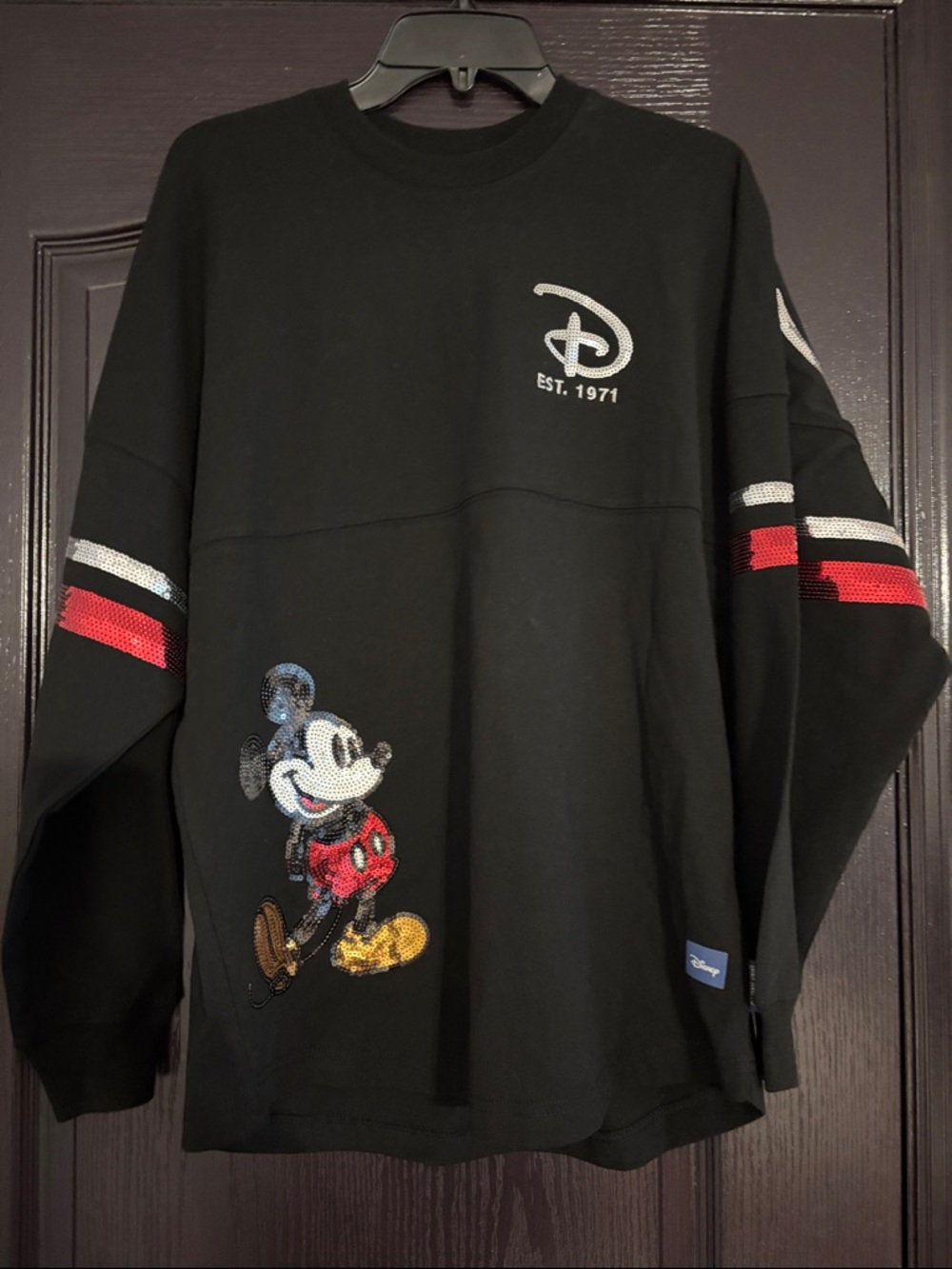 Official Disney spirit jersey sequin Mickey Mouse